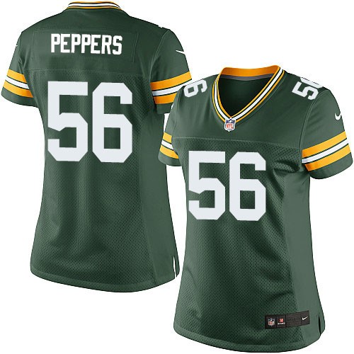 julius peppers green bay packers jersey
