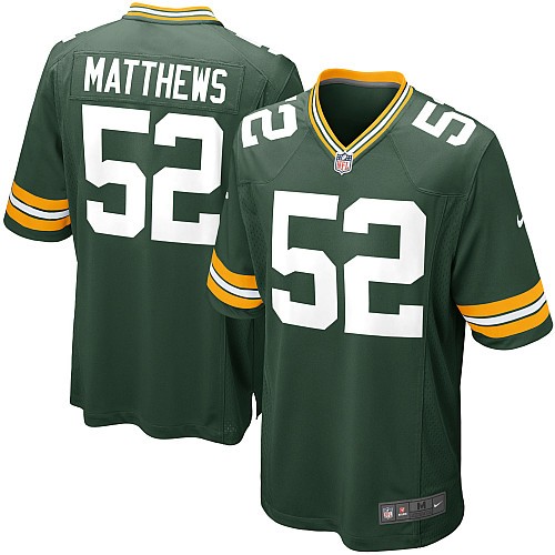 green bay packers jersey number 52