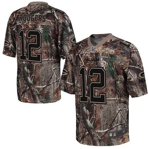 Aaron Rodgers Game Camo Realtree Jersey 